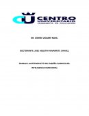 Anteproyecto del diseño curricular