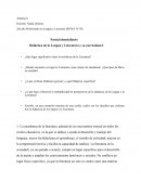 Parcial domiciliario. Didáctica de la Lengua y Literatura y su currículum I