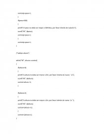 Índice masa corporal en lenguaje C. Página 2