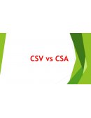 CSV vs CSA