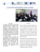 La acción educativa como praxis
