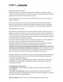 La transferencia es según Bleger