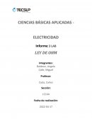 Informe de LAB3 Ley de Ohm1