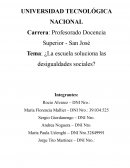 ¿La escuela soluciona las desigualdades sociales?