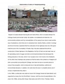 Deterioration of nature in Tasajera(speaking)