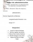 Tipos de empresa y proceso administrativo