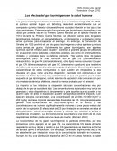 Efectos del gas lacrimógeno en la salud humana