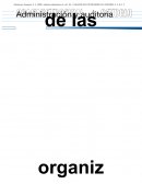 Administración y auditoría de las organizaciones