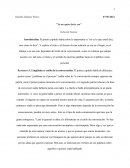 Yo no quise decir eso cap. 1 (reporte de lectura)