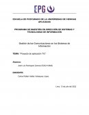 Gestión de las comunicaciones en sistemas