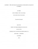 Taller sobre tipos de pensamiento, involucrando los conceptos de la Unidad I