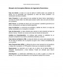 Glosario de Conceptos Básicos de Ingeniería Económica