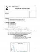 Guía de Prácticas Sistemas de segundo orden