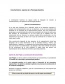 Constructivismo. Aportes de la Psicología Genética