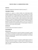 Práctica tema 13: la fabricación del papel