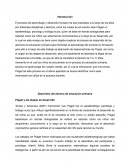 Piaget y las etapas de desarrollo