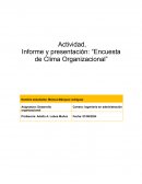 Encuesta de clima Organizacional