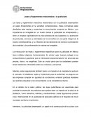 Leyes y Reglamentos relacionados a la publicidad