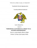 Inhibición de la actividad de la ureasa y de la succinato deshidrogenasa