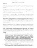 Los organismos internacionales