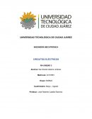 Resolucion de un circuito resistivo mixto por metodo de mallas
