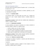 Descripción ejercicios álgebra