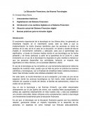 La Educación Financiera y las Nuevas Tecnologías