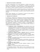 Importancia de las fuentes constitucionales