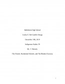 The Church, Residential Schools, and The Blanket Exercise