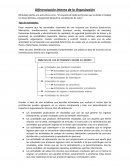 Diferenciación interna de la Organización