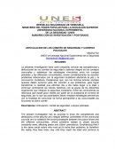 Articulación de los comités de seguridad y cuerpos policiales