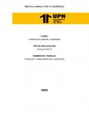 Técnicas y habilidades del liderazgo