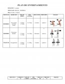 Plan de entrenamiento