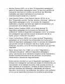 El diagnóstico pedagógico