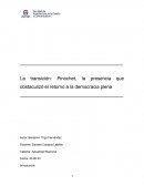 La transición: Pinochet, la presencia que obstaculizó el retorno a la democracia plena