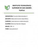 Función Administrativa II. Caso práctico 4