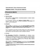 Derecho Mercantil II: Títulos y Operaciones de Crédito