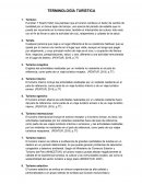 Terminologia turistica