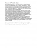 Resumen de ''Bola de Sebo'' de las primeras páginas