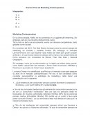 Examen Final de Marketing Contemporáneo