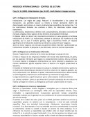 Negocios Internacionales. Enfóquese en instituciones formales