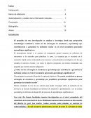 Estrategias de enseñanza y aprendizaje