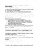 Principales funciones administrativas: Planeación, organización, dirección y control