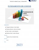 Funfamento de costos caso empresa All Star SAC