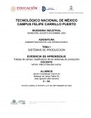 Clasificación de los sistemas de producción