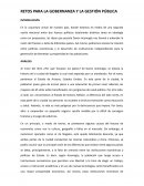 Retos para la gobernanza y la gestión pública