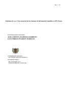 Solsistem dc s.a.s Y las carencias de los sistemas de información contables en MY Pymes