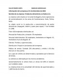 Productos alimenticios La Pastica S.A