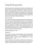 Conceptos básicos de los espacios vectoriales