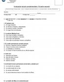 Evaluación lectura complementaria: “El jardín secreto”